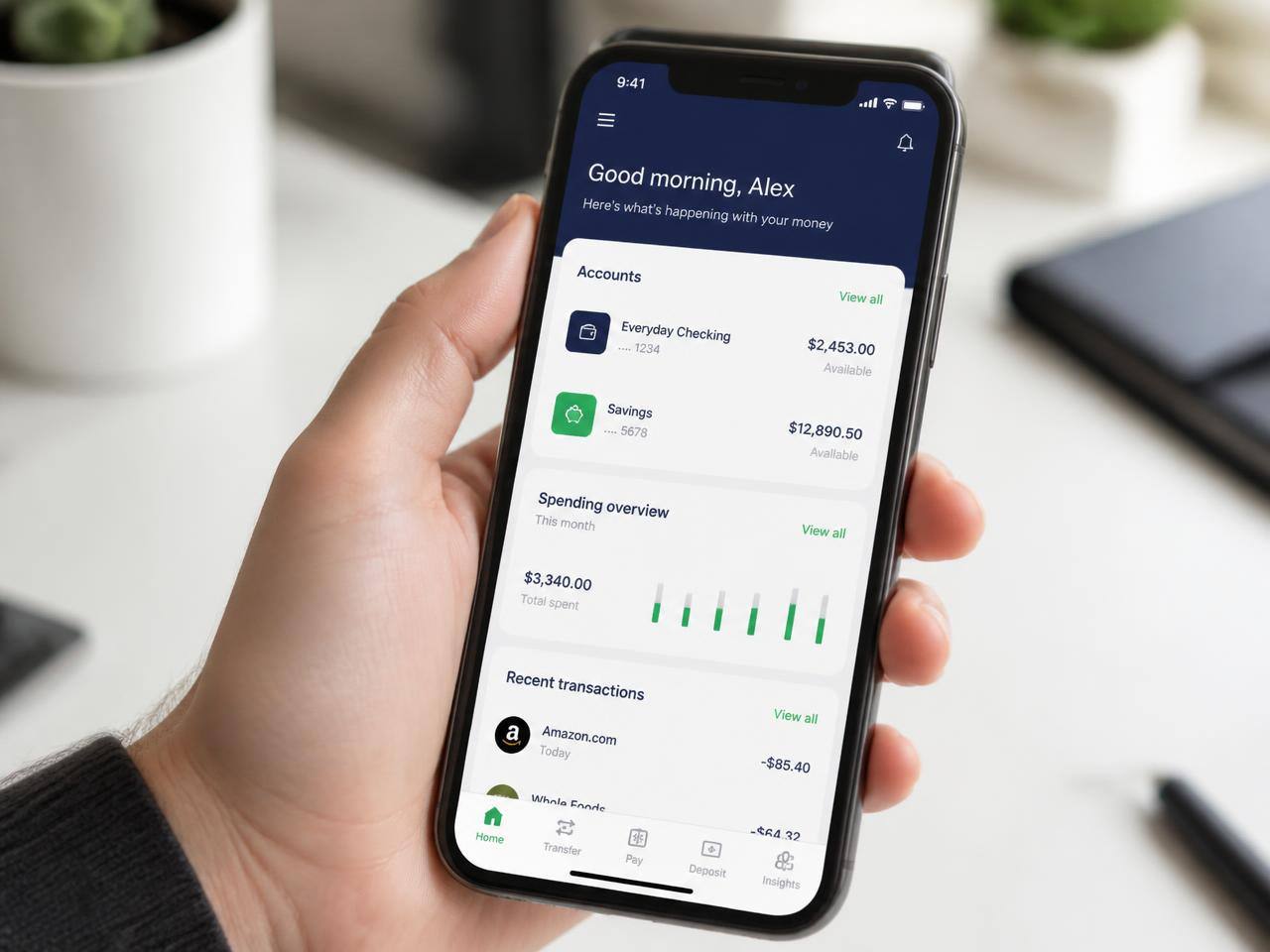 Vos finances, accessibles en un instant